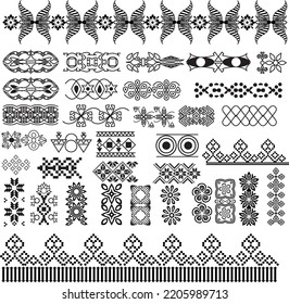 seamless pattern traditional lace design repeat motifs