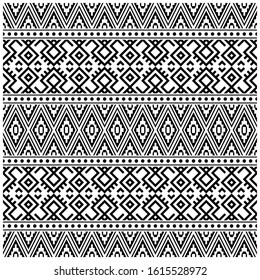 Seamless pattern traditional motif design vector. illustration of traditional pattern design vector