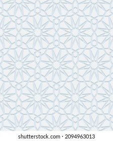 Seamless pattern with traditional ornament. Vector illustration.