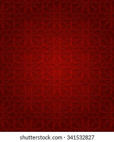 Seamless pattern with traditional ornament. Vector illustration.
