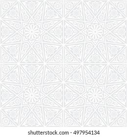 Seamless pattern with traditional ornament. Vector illustration.