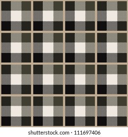 seamless pattern with traditional scottish ornament