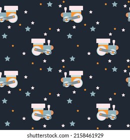 
Seamless pattern. Train. Bright pattern for children's fabrics, backgrounds, packaging