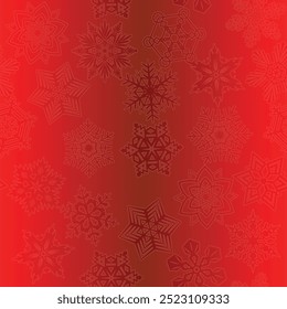 Seamless pattern transparent white snowflakes on a red background, vector image - Powered by Shutterstock - Get 15% off with code: PIKWIZARD15