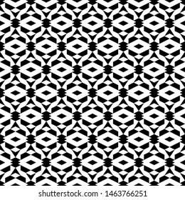 Seamless pattern. Trapeziums, rhombuses, figures ornament. Geometrical backdrop. Polygons motif. Geometric wallpaper. Abstract background. Digital paper, textile print, web design. Vector artwork