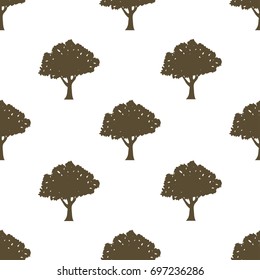 seamless pattern with tree