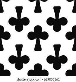Seamless pattern with trefoils