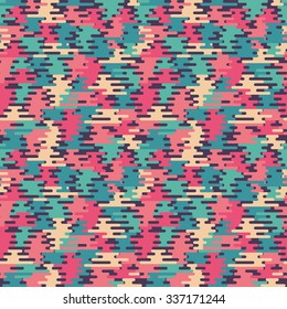 Seamless pattern with trendy camouflage 2