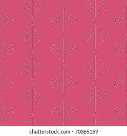 Seamless Pattern In Trendy Honeysuckle Pink Color