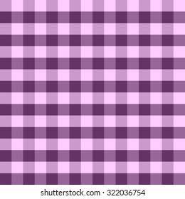 Seamless pattern with trendy stylish cell Gingham from dark pink to pale pink color