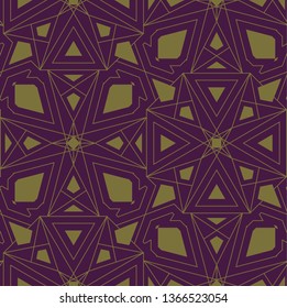 Seamless pattern. Triangle abstract elements. Repeating abstract background.