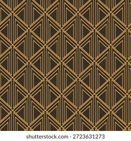 Padrão contínuo com impressão de arte decorativa triangular. Fundo de mosaico em arco-íris poligonal. Ilustração vetorial abstrata. Gráfico triangular Design geométrico padrão simples para tecido, papel de parede.