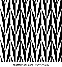 Seamless pattern with triangle shapes. Interlocking triangles tessellation background. Image with repeated triangular figures. Modern japanese motif. Grid wallpaper. Digital paper for print. Vector.