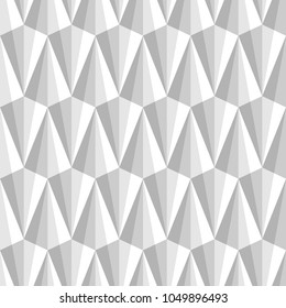 Seamless pattern with triangle shapes. Interlocking triangles tessellation background. Image with repeated triangular figures. Modern japanese motif. Tiles wallpaper. Digital paper for print. Vector.
