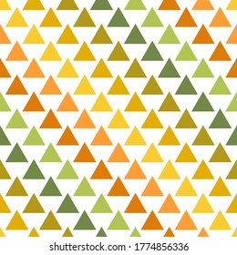 Seamless pattern with triangle, vector illustration