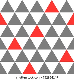 Seamless pattern triangle. Vintage design vector background