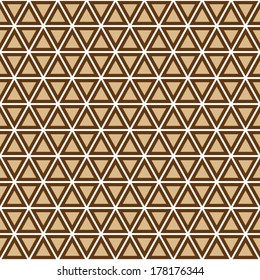 Seamless pattern with triangles