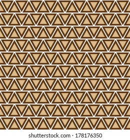 Seamless pattern with triangles