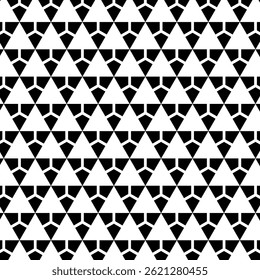 Seamless pattern with triangles. Triangles