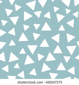 Seamless pattern with triangles
