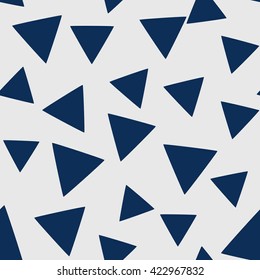 Seamless pattern with triangles