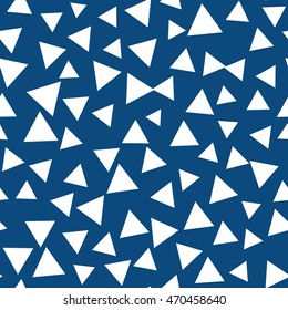 Seamless pattern with triangles