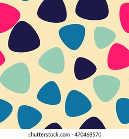 Seamless pattern with triangles