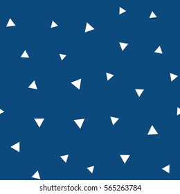 Seamless pattern with triangles