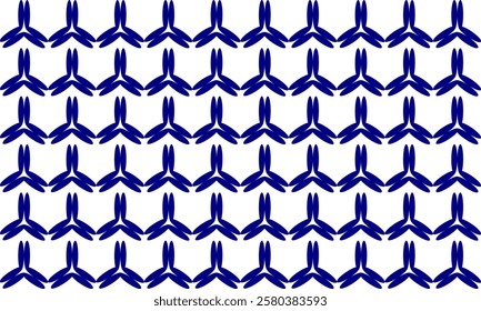 seamless pattern with triangles, abstract triangle turbine geometric blue background seamless repeat style, replete image design for fabric printing