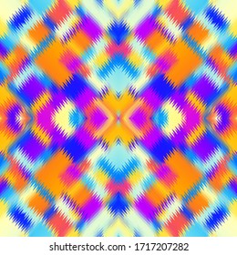Seamless pattern of a triangles.. Aztec ornament. Vector image. Seamless pattern.