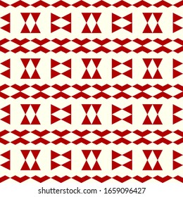 Seamless pattern. Triangles, chevrons ornament. Geometrical backdrop. Abstract background. Polygons motif. Geometric shapes wallpaper. Digital paper, textile print, web design. Vector artwork.