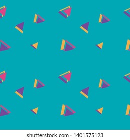 Seamless pattern with triangles concept