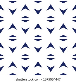 Seamless pattern. Triangles, figures ornament. Ethnic wallpaper. Mosaics background. Geometric motif. Simple shapes backdrop. Digital paper, web design, textile print, abstract. Vector artwork.
