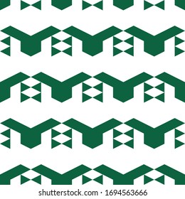 Seamless pattern. Triangles, figures ornament. Triangular shapes, signs backdrop. Folk background. Ethnic motif. Digital paper, textile print, web design, abstract illustration. Vector wallpaper.