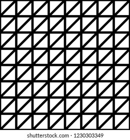 Seamless pattern of triangles. Geometric background. Vector illustration. Good quality. Good design.