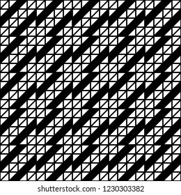 Seamless pattern of triangles. Geometric background. Vector illustration. Good quality. Good design.