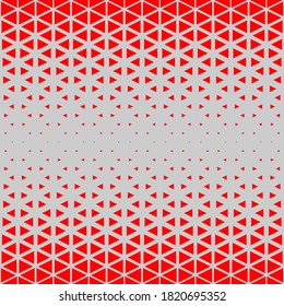 Seamless pattern of triangles. Geometric background.