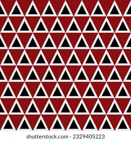 Seamless pattern with triangles. Geometric background. Vector.