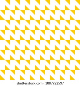 Seamless pattern of triangles. Geometric orange background.