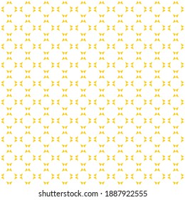 Seamless pattern of triangles. Geometric orange background.