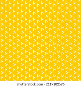 Seamless pattern of triangles. Geometric orange background.