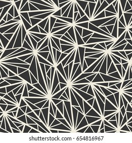 Seamless pattern with triangles grid. Abstract modern geometric vector background.