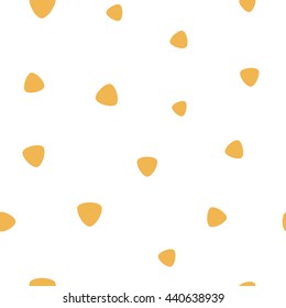 Seamless pattern with triangles on a white background