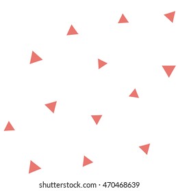 Seamless pattern with triangles on a white background