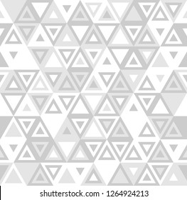 Seamless pattern with triangles ornament. Abstract modern geometric endless texture background. Vector illustration.