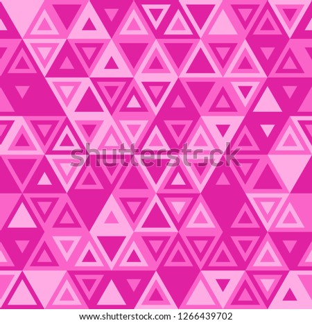 Seamless pattern with triangles ornament. Abstract modern geometric endless texture background. Vector illustration.