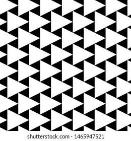 Seamless pattern. Triangles ornament. Geometric backdrop. Triangular shapes wallpaper. Figures background. Polygons motif. Digital paper, textile print, web design, abstract. Vector
