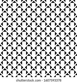 Seamless pattern. Triangles ornament. Geometric backdrop. Triangular shapes wallpaper. Figures background. Polygons motif. Digital paper, textile print, web design, abstract illustration. Vector