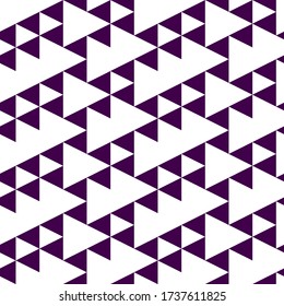 Seamless pattern. Triangles ornament. Geometric backdrop. Triangular shapes wallpaper. Figures background. Polygons motif. Digital paper, textile print, web design, abstract. Vector