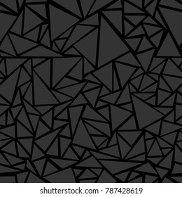 Seamless pattern with triangles. Repeating abstract vector modern geometric background.